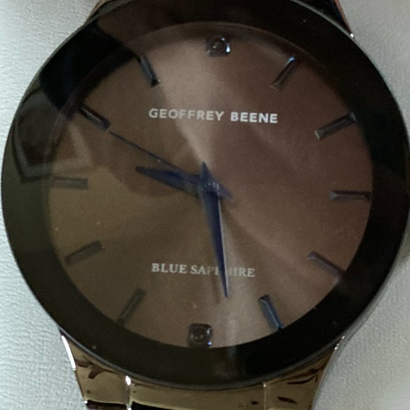 Geoffrey Beane Genuine Blue  Sapphire Watch/Brand New In Box - Picture 1 of 6